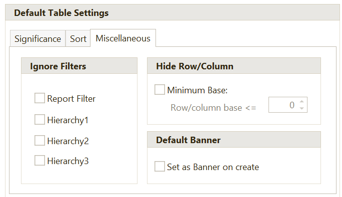 Table Filter Settings in Data Editor