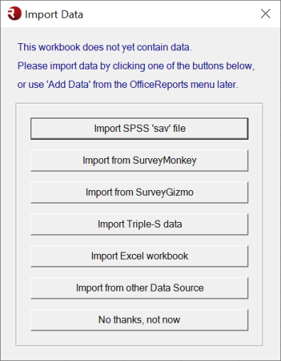 Import data Popup Form